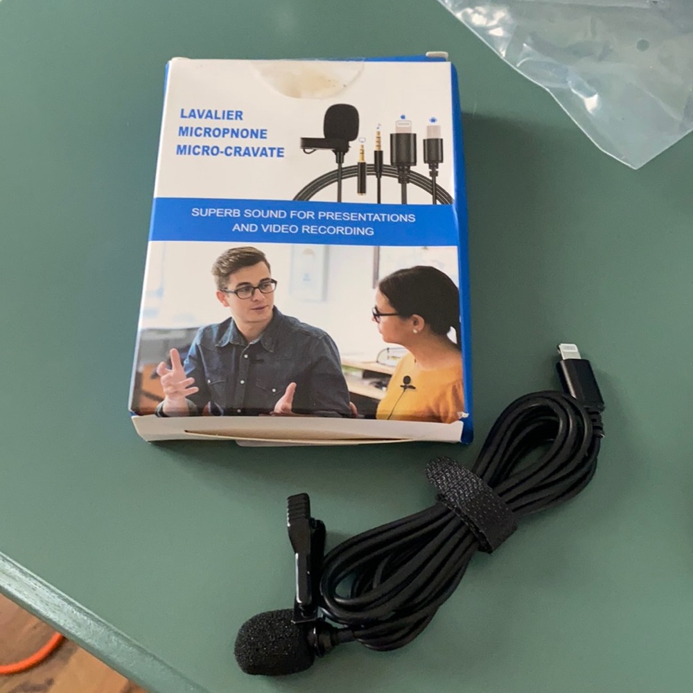 Lavalier Clip On Microphone For Iphones